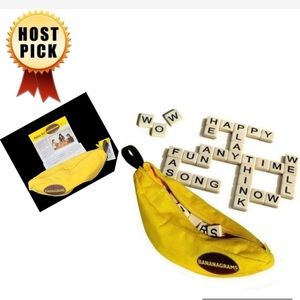 🎊HP🎊Brand New with Tags & Instruction BANANAGRAM Tile Word Game 1 to 8 players